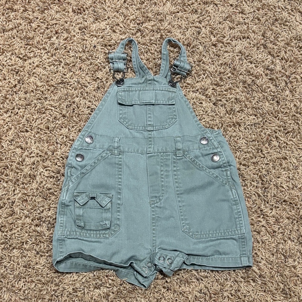 Cherokee Kids Overalls in Light Green